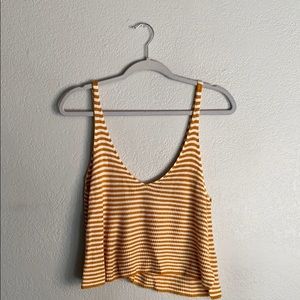 Asymmetrical tank crop top